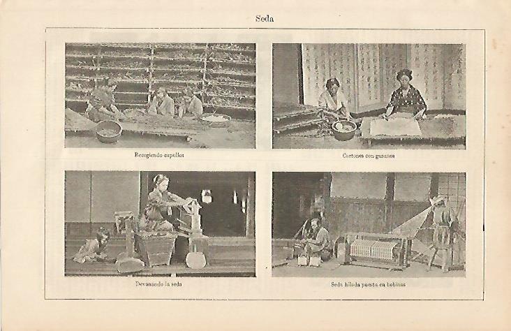 LAMINA ESPASA 19657: Fabricacion de la seda en China