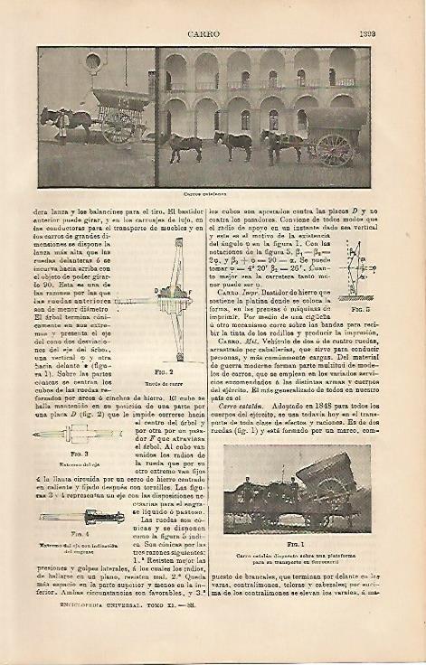 LAMINA ESPASA 4382: Carros catalanes