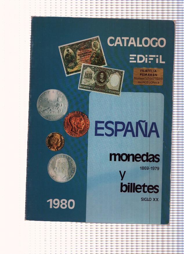 Catalogo de Monedas y billetes de España 1980