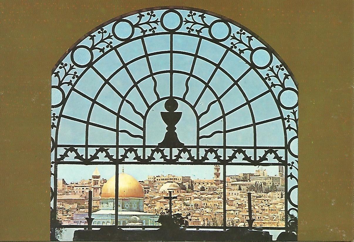 Postal 50193: JERUSALEN - Vista desde la Capilla de Dominus Flevit