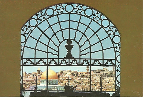 Postal 50193: JERUSALEN - Vista desde la Capilla de Dominus Flevit