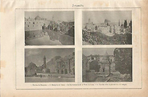 LAMINA ESPASA 6226: Lugares de Jerusalen