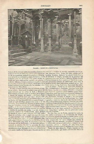 LAMINA ESPASA 6227: Catedral griega en Jerusalen