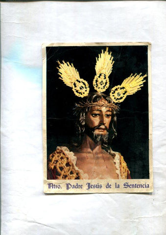 Lamina Ntro Padre Jesus de la Sentencia (con marcas de dobleces)