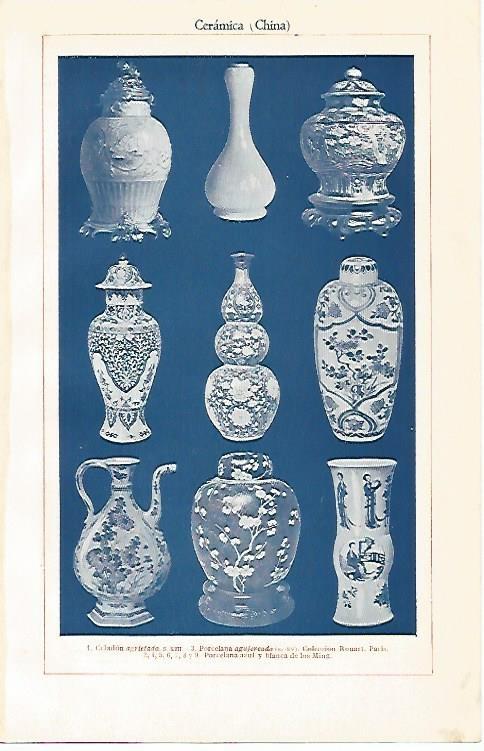 LAMINA ESPASA 2909: Ceramica china