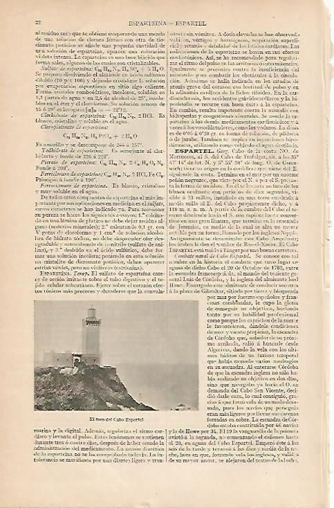 LAMINA ESPASA 7833: El Faro del Cabo Espartel