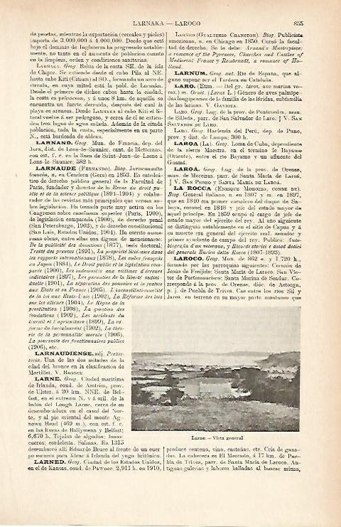 LAMINA ESPASA 9020: Vista general de Larne Irlanda