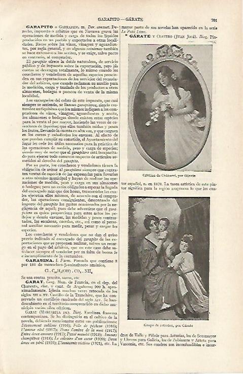 LAMINA ESPASA 16135: Cristina de Chavarri por Garate