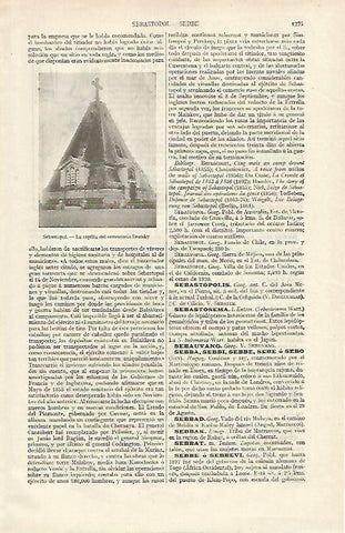 LAMINA ESPASA 12487: Capilla del cementerio de Sebastopol Rusia