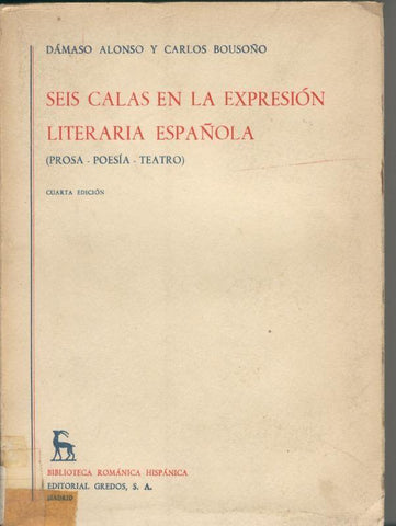 Seis calas en la expresion literaria española