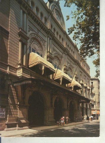 Postal 011582: Fachada del Gran Teatro del Liceo de Barcelona
