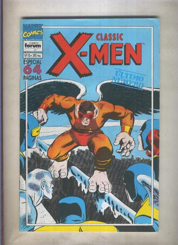 Classic X Men volumen 2 numero 10: Ante todos ustedes El Mimico (numerado 1 en trasera)