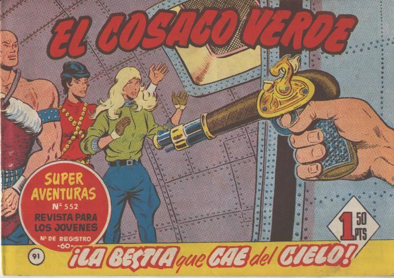 El Cosaco Verde original numero 091: la bestia que cae del cielo