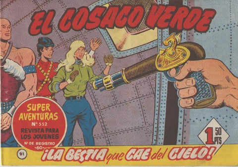 El Cosaco Verde original numero 091: la bestia que cae del cielo