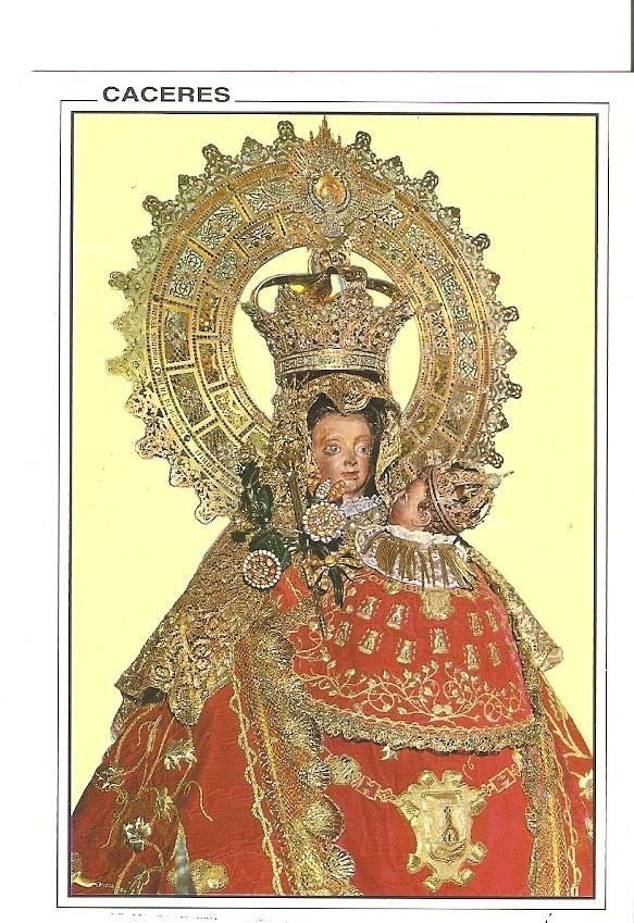 Postal 022823 : Nuestra Señora de la Montaña. Patrona (Caceres)