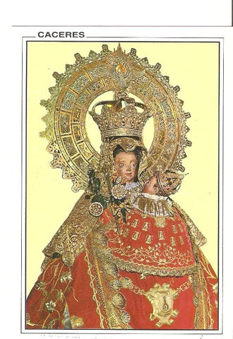 Postal 022823 : Nuestra Señora de la Montaña. Patrona (Caceres)