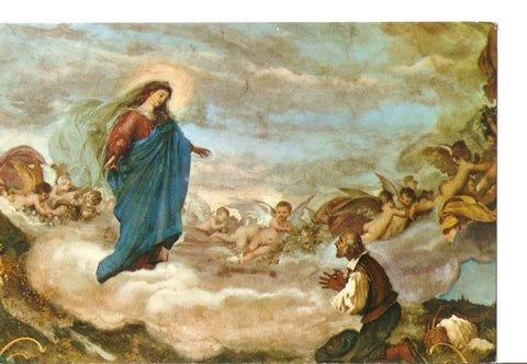 Postal 036426 : Apparizione di N.S. di Montallegro (Rapallo). Affresco di Nicola Barabino