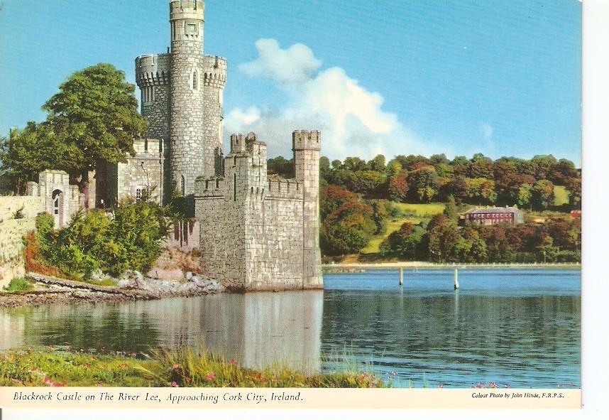 Postal 036872 : Blackrock Castle on The River Lee Approaching Cork City Ireland