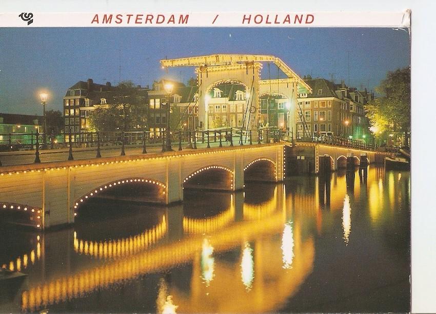 Postal 038826 : Amsterdam/Holland Magere brug over de Amstel