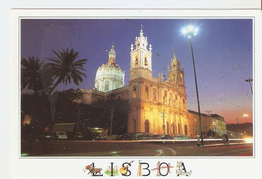 Postal 045687 : Jamp. Lisboa. Basilica de Estrêla