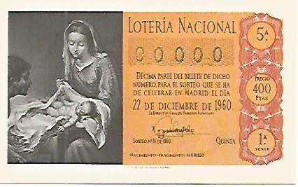 POSTAL 53198: SERIE DECIMOS LOTERIA DE NAVIDAD