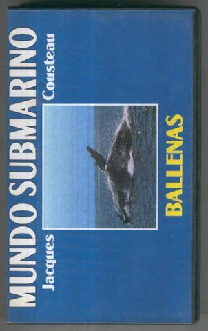 VHS Documental: MUNDO SUBMARINO No.04 - Ballenas (Jacques Costeau)