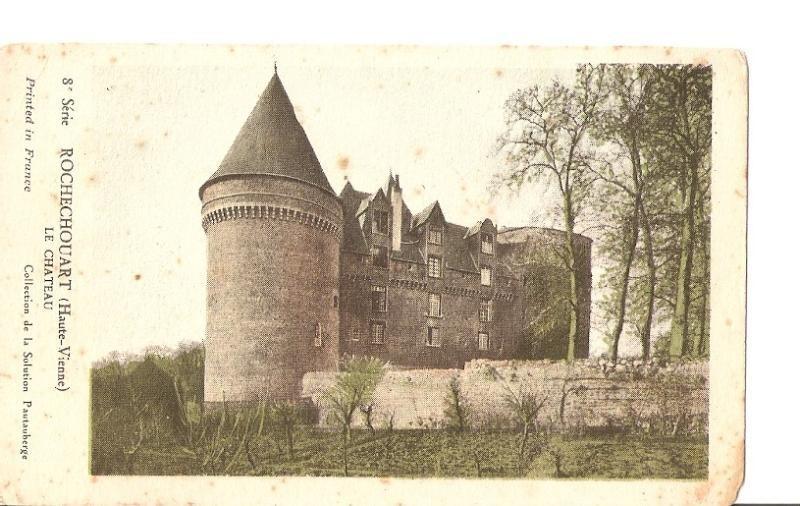 Postal 026814 : Rochechouart (Haute-Vienne), Le Château