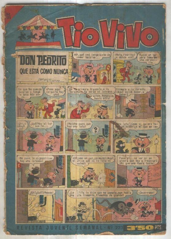 Tio Vivo revista semanal numero 223 (aviejado y con alguna raja) 