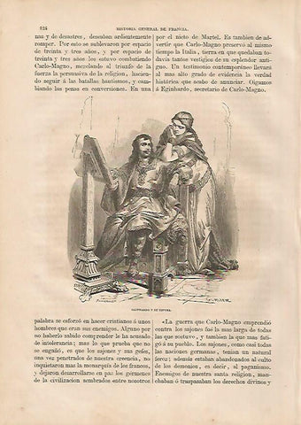 LAMINA 3367: Eginhardo y su esposa