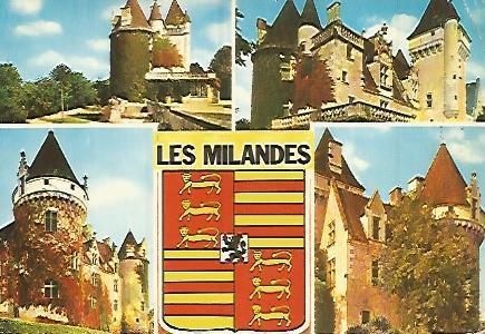 POSTAL 18078: LES MILANDES