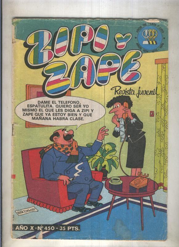 Zipi y Zape semanal numero 450 (numerado 2 en trasera)