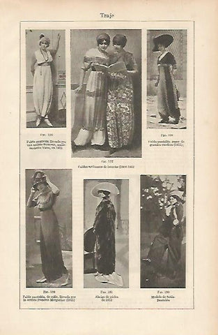 LAMINA ESPASA 11073: Moda de mujer de principios del siglo XX