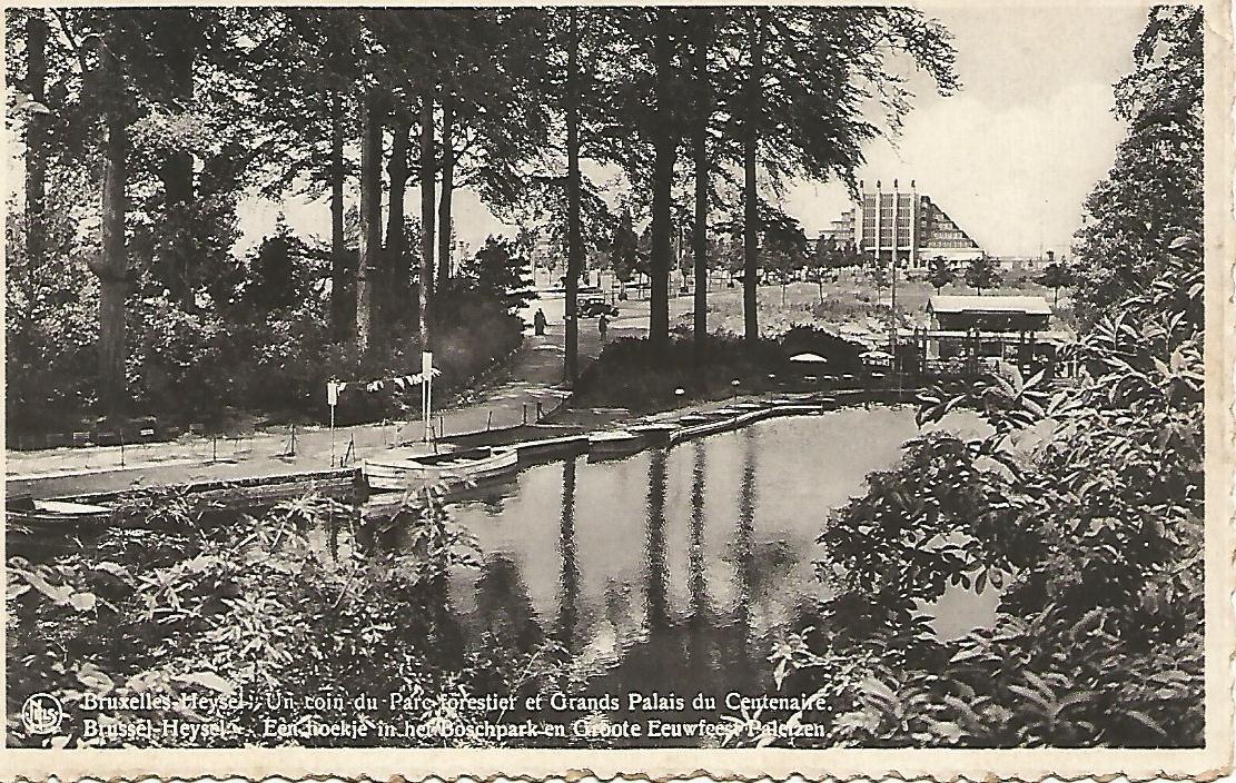 Postal 51473: BRUSELAS - Parque y Palacio del Centenario