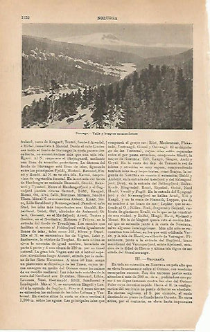 LAMINA ESPASA 20255: Valle de Noruega