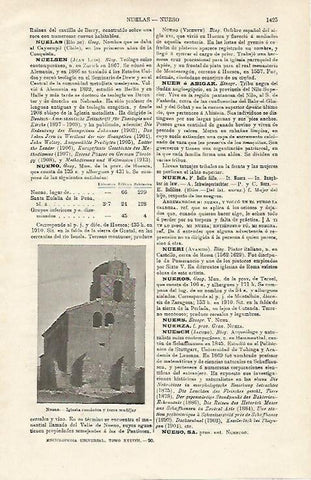 LAMINA ESPASA 20310: Iglesia de Nueno Huesca