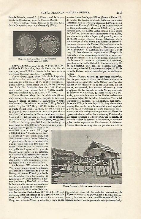LAMINA ESPASA 20315: Cabaña de Nueva Guinea