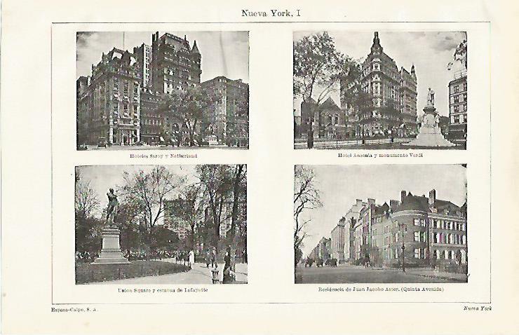LAMINA ESPASA 20331: Edificios de Nueva York