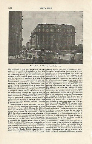 LAMINA ESPASA 20333: La Aduana de Nueva York