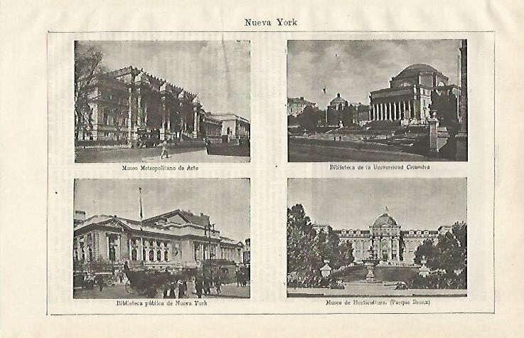 LAMINA ESPASA 20334: Bibliotecas y Museos de Nueva York