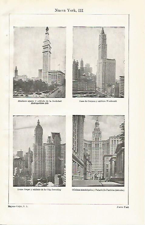 LAMINA ESPASA 20335: Rascacielos de Nueva York