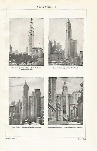 LAMINA ESPASA 20335: Rascacielos de Nueva York