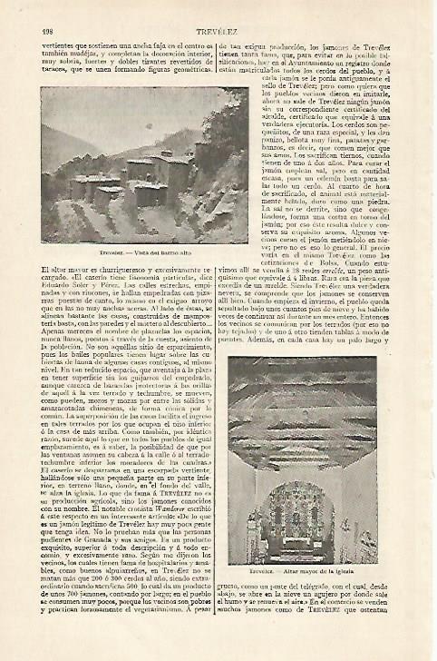 LAMINA ESPASA 20382: Barrio alto de Trevelez