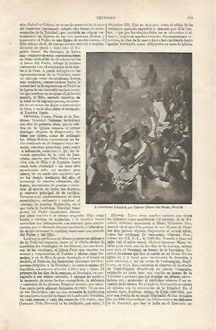 LAMINA ESPASA 20433: La Santisima Trinidad por Tiziano