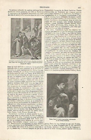 LAMINA ESPASA 20438: Beato Juan de la Concepcion reformador de la Orden Trinitaria