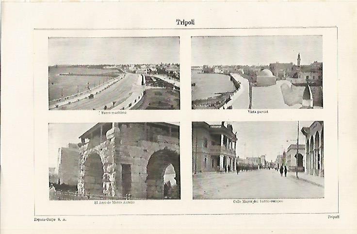 LAMINA ESPASA 20445: Vistas de Tripoli Libia