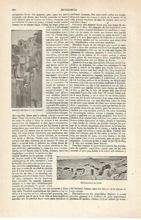 LAMINA ESPASA 20483: Interior de Kas el Zim en Nalut