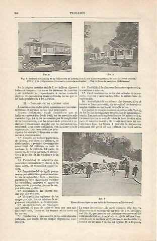 LAMINA ESPASA 20491: Trolebus Schiemann de la Exposicion de Leipzig en 1912