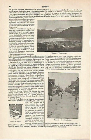 LAMINA ESPASA 20500: Vista de Tromso Noruega