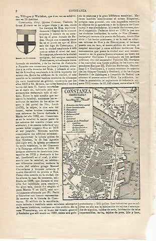LAMINA ESPASA 20581: Plano de Constanza Alemania