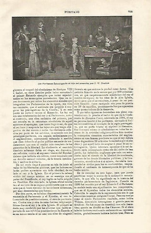 LAMINA ESPASA 20650: Los Puritanos por J. W. Neames